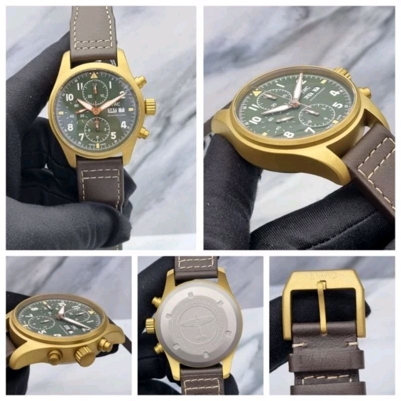 JAM TANGAB COWOK IWC PILOT ZF AUTOMATIC SWISS CLONE 1.1