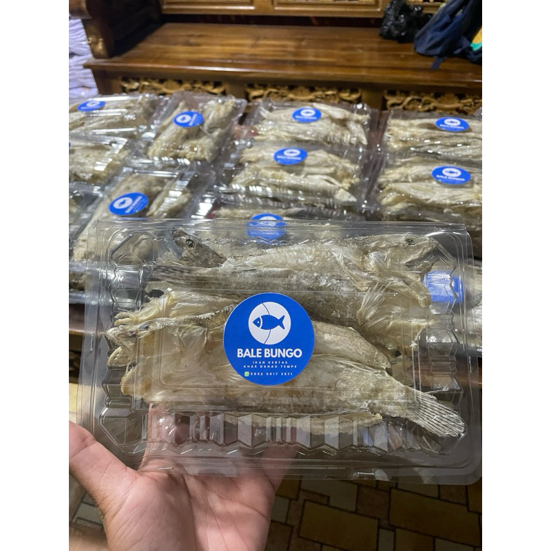 

Ikan kering kriuk / kertas bungo khas danau tempe sengkang