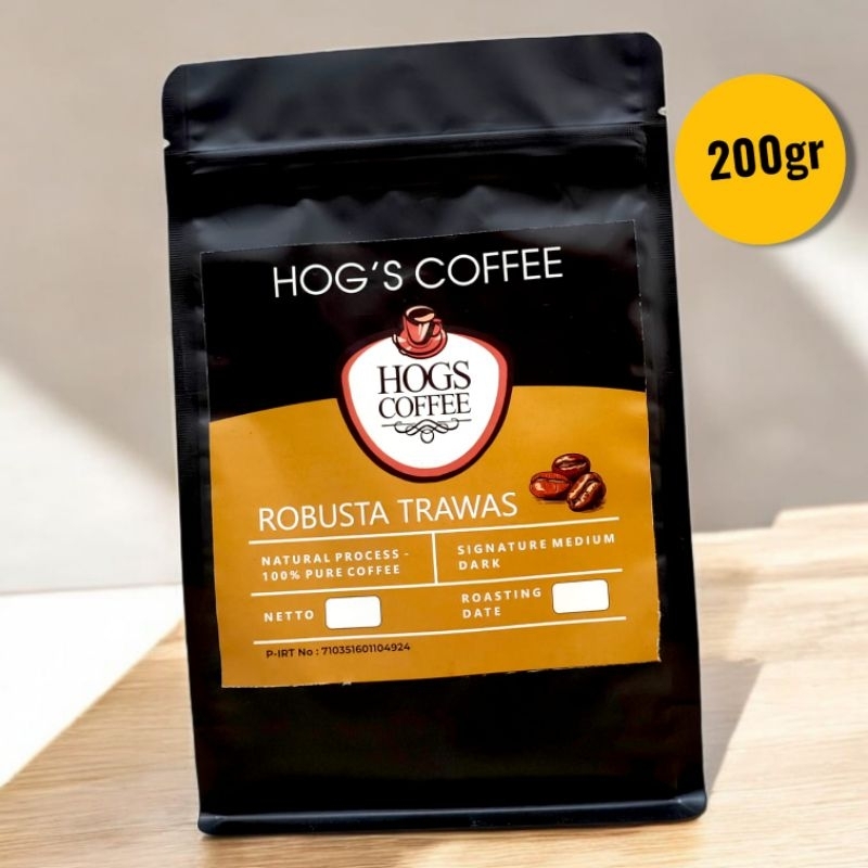 

Hogs Coffee Robusta Trawas Bubuk Kopi 200 gram