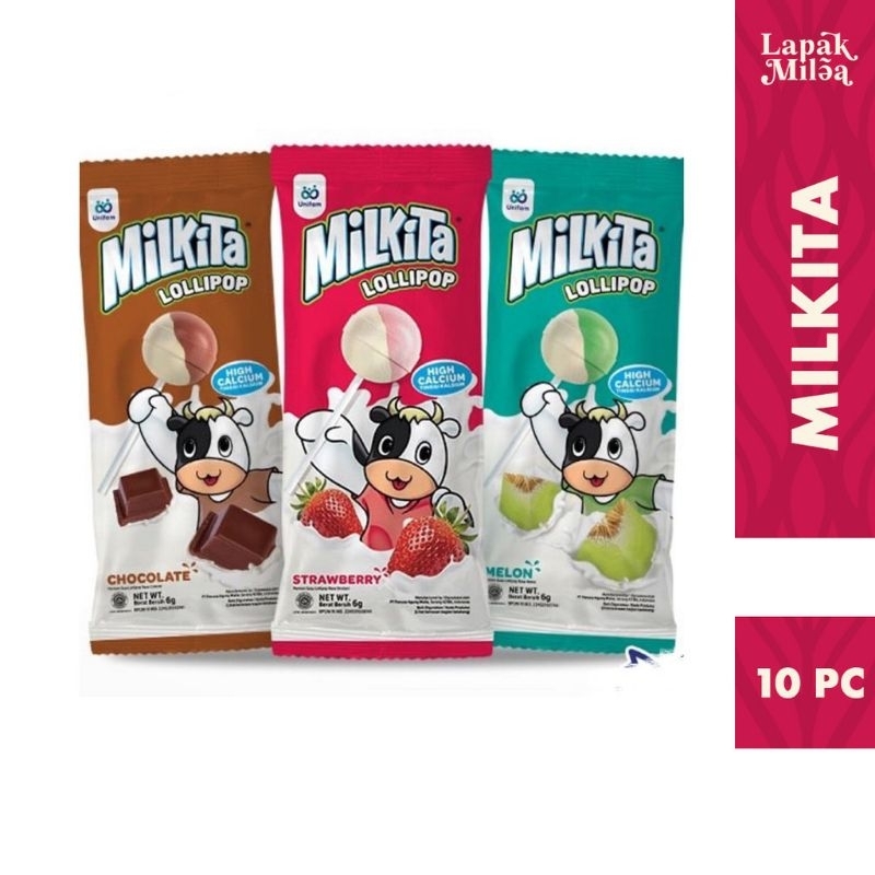 

Permen Milkita Lolipop renceng 1 renceng 12pcs