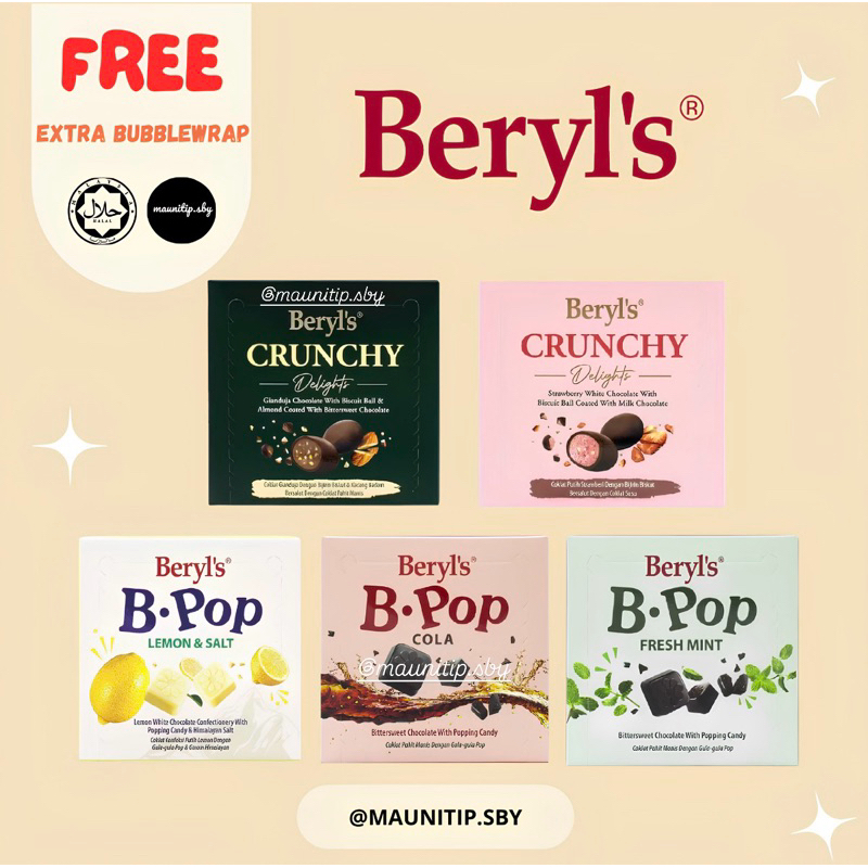 

[READY 16 OKTOBER ] Beryl’s Chocolate Popping Candy / Beryl’s Biscuit Ball