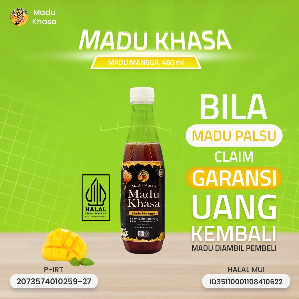 

Madu Mangga Premium | Madu Alami dengan Rasa Tropis – MADU KHASA 460 ML