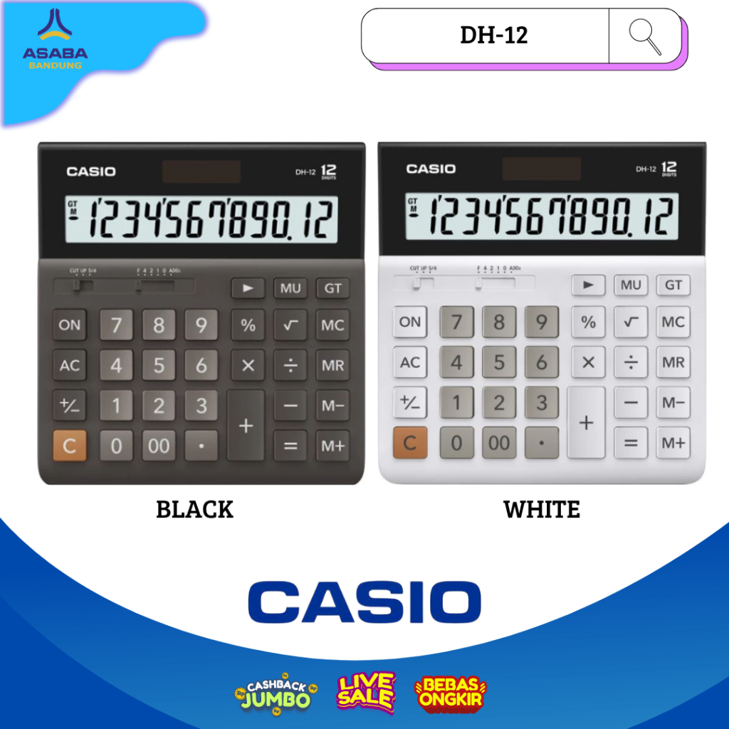 

Asaba Bandung - Casio Desk Calculator DH-12