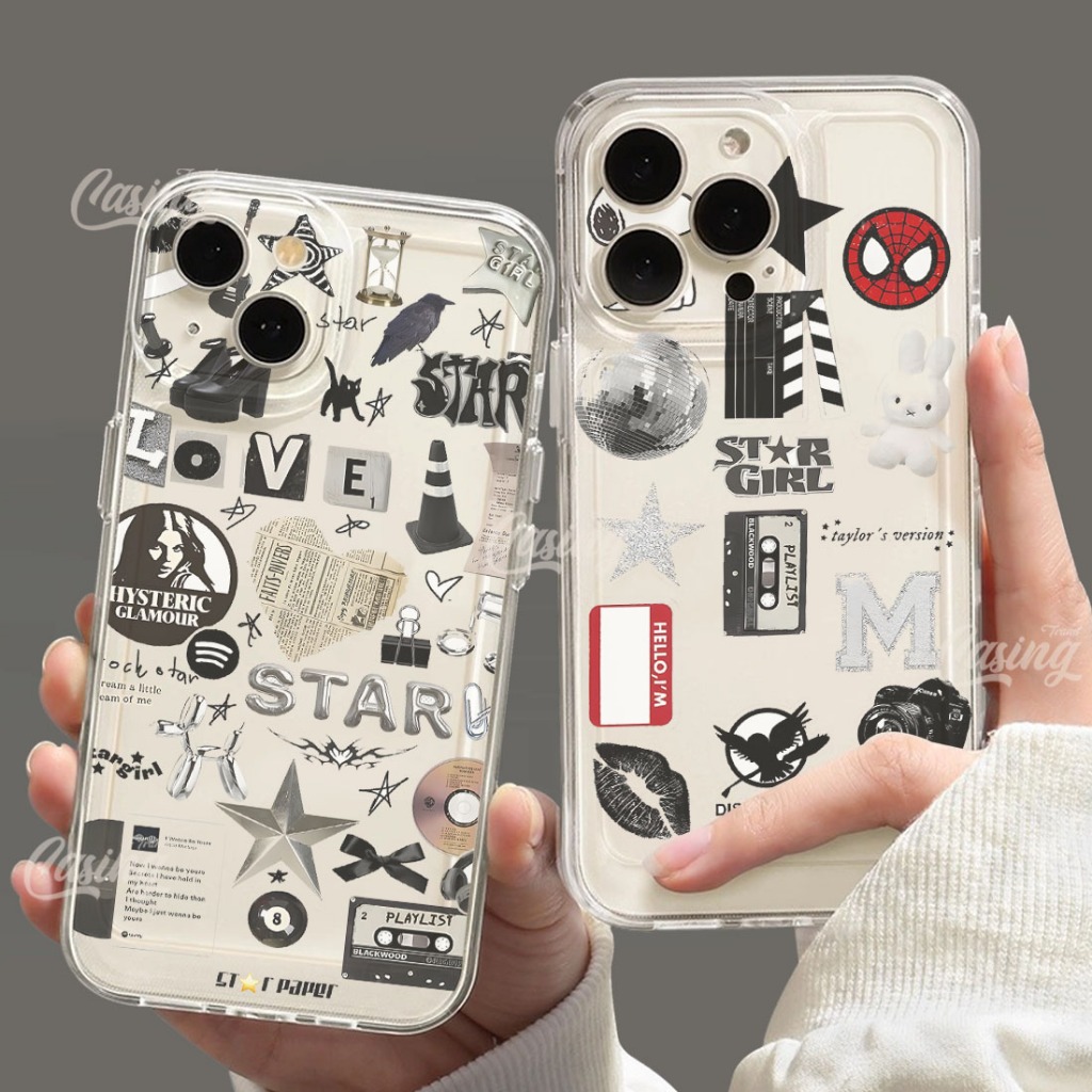 Casing Trand - SoftCase Clear Ready For Oppo A15 A15s A5s A7 A12 A17K A38 A58 A16 Reno 11F 12 12F A1