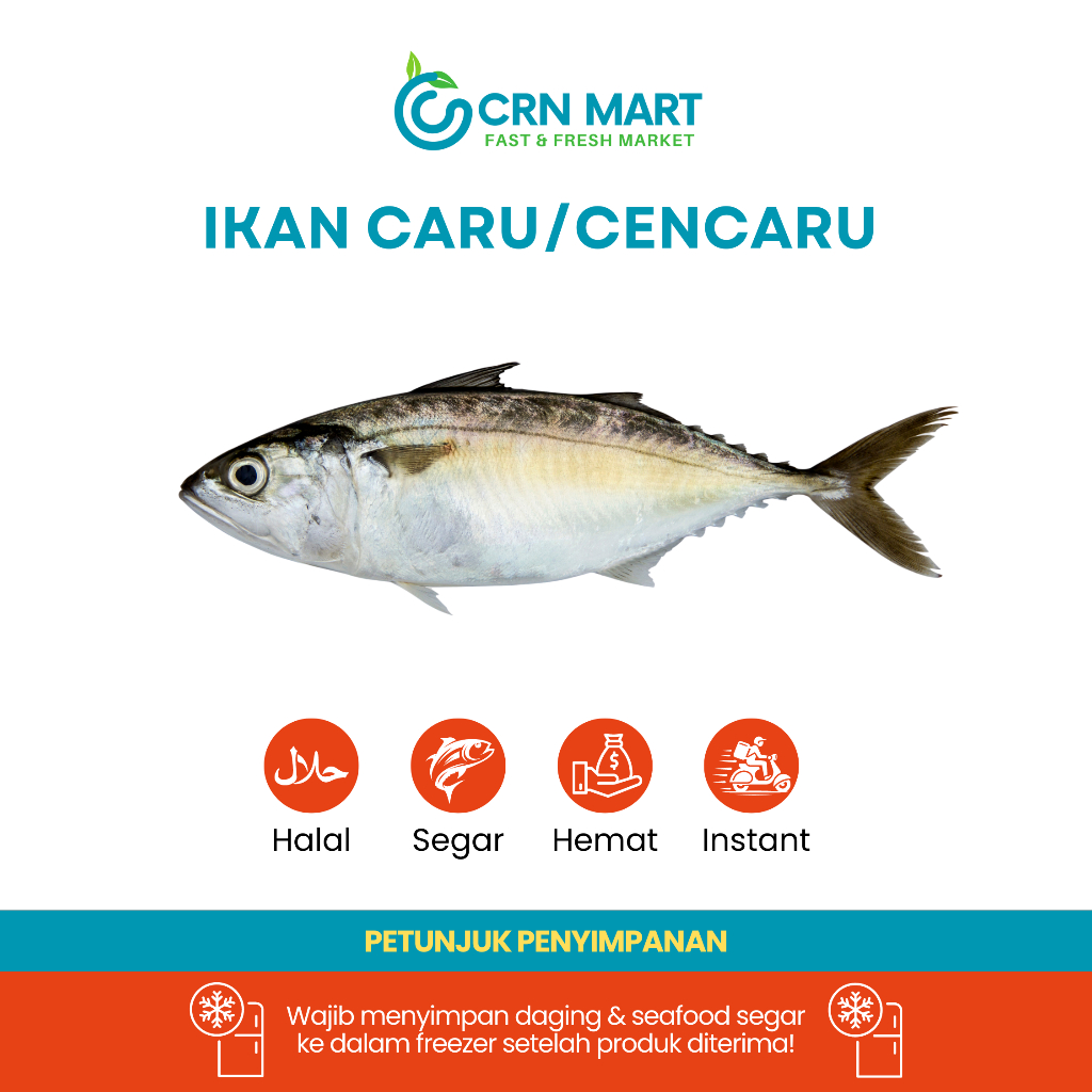 

CRN MART - Ikan Caru Segar/Seafood Segar/Ikan Cencaru Fresh