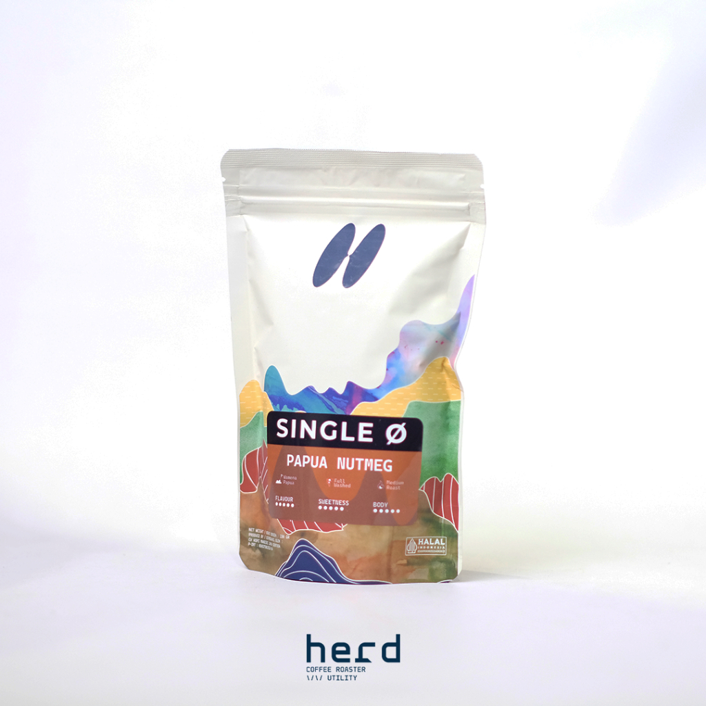 

Herd Coffee Roaster Kopi Arabika Papua Nutmeg 150 Gram Single Origin Filter