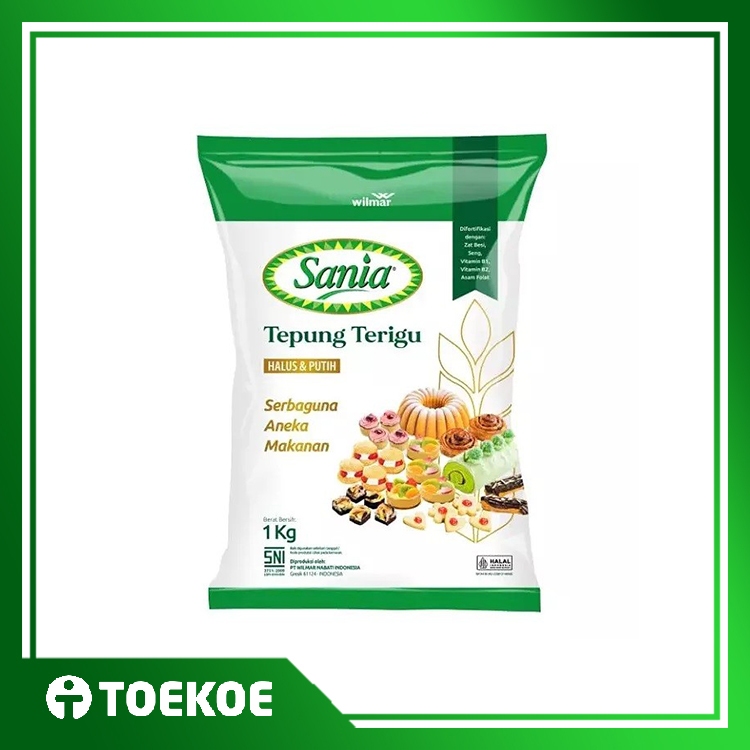 

TOEKOE Tepung Terigu Sania Serbaguna 1Kg