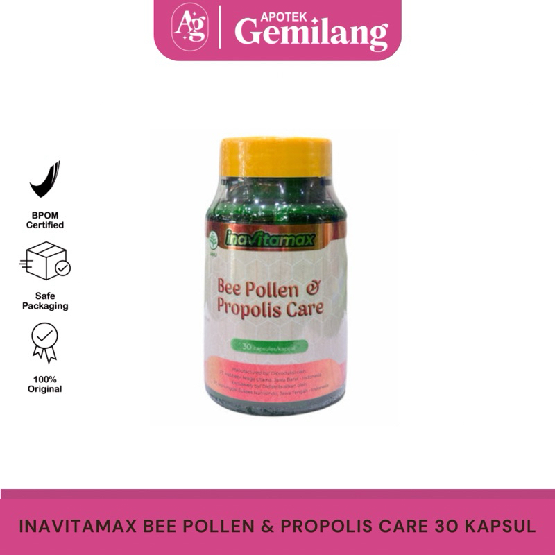 Inavitamax Bee Pollen & Propolis Care 30 Kapsul