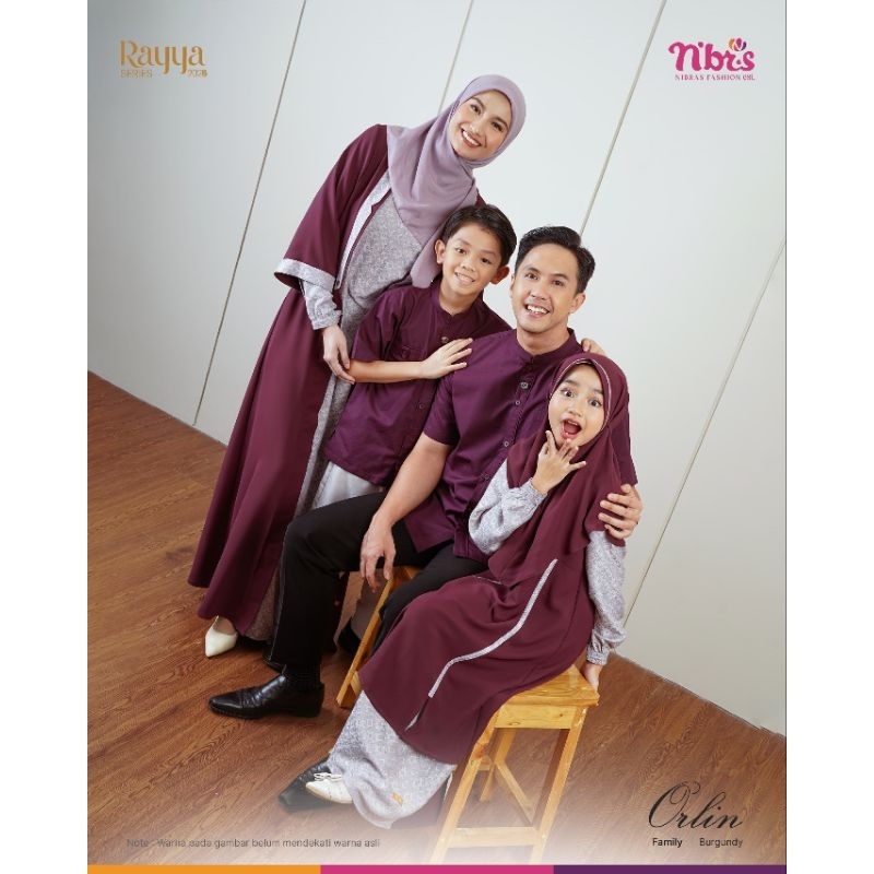 SARIMBIT NIBRAS TERBARU RAYYA SARIMBIT NIBRAS ORLIN BURGUNDY