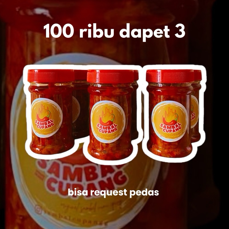

Sambal Cupang (Bundling 3 pcs)