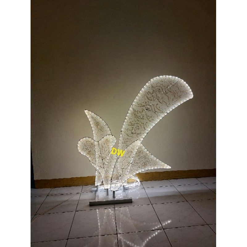 lampu daun dekorasi lampu dekorasi