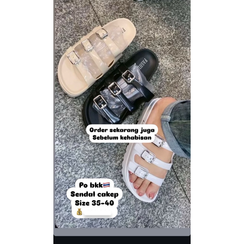 SANDAL FASHION CAKEP PREMIUM QUALITY IMPORT BANGKOK