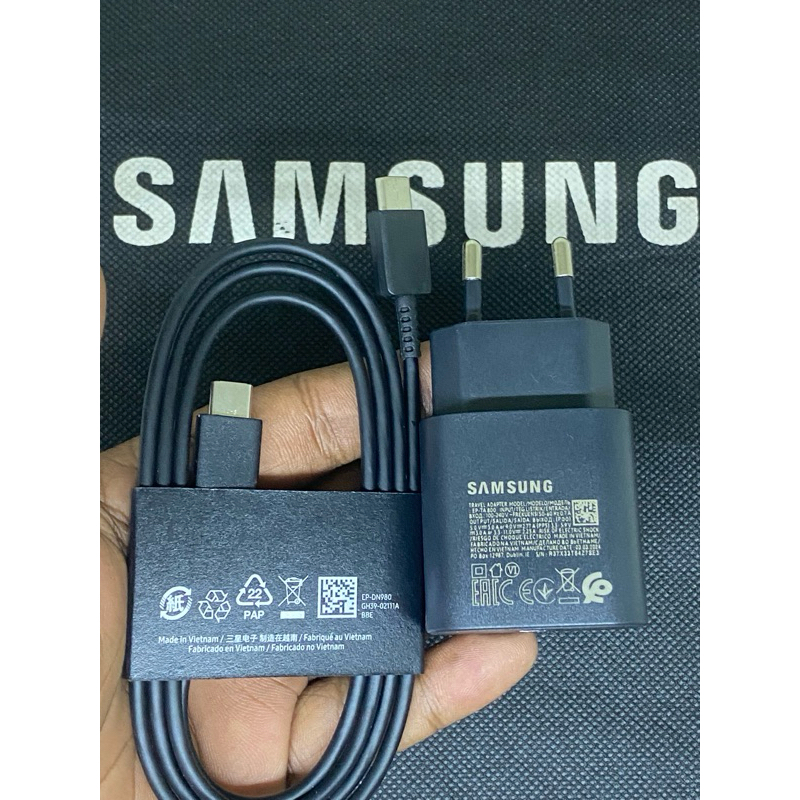 charger Samsung 25wat original bawaan hp