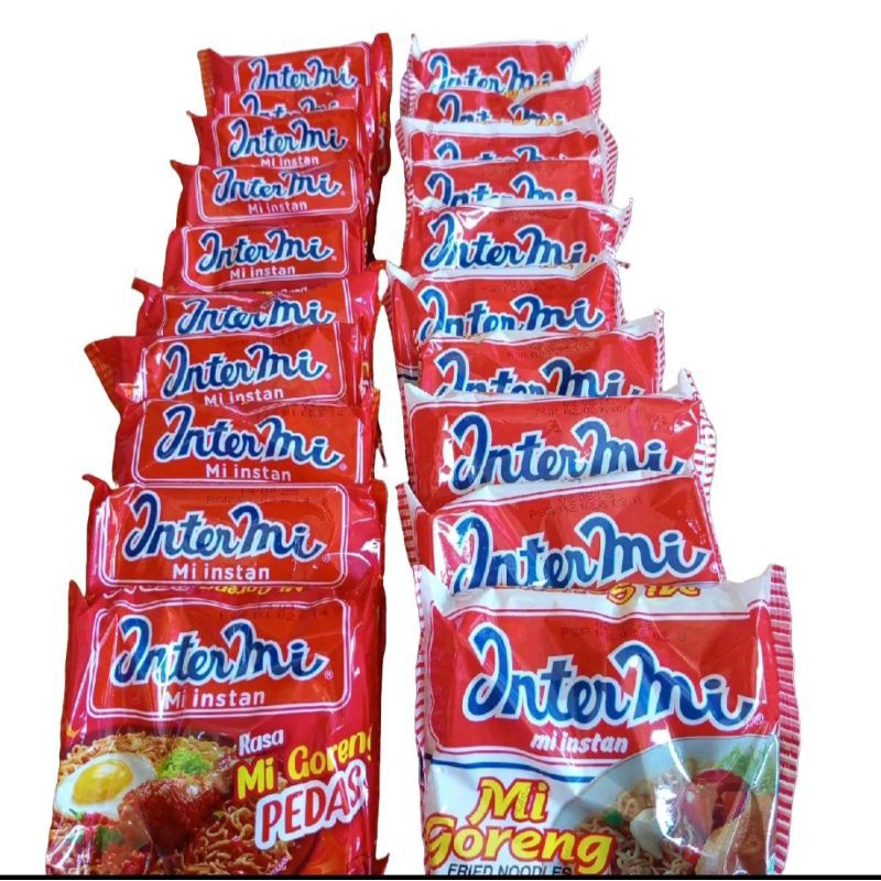 

Intermi Paket campur 10 PCS Goreng original + 10 Pcs Goreng pedas