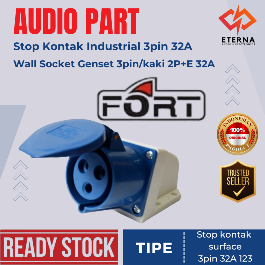 SOCKET 3 PIN 32 AMPERE