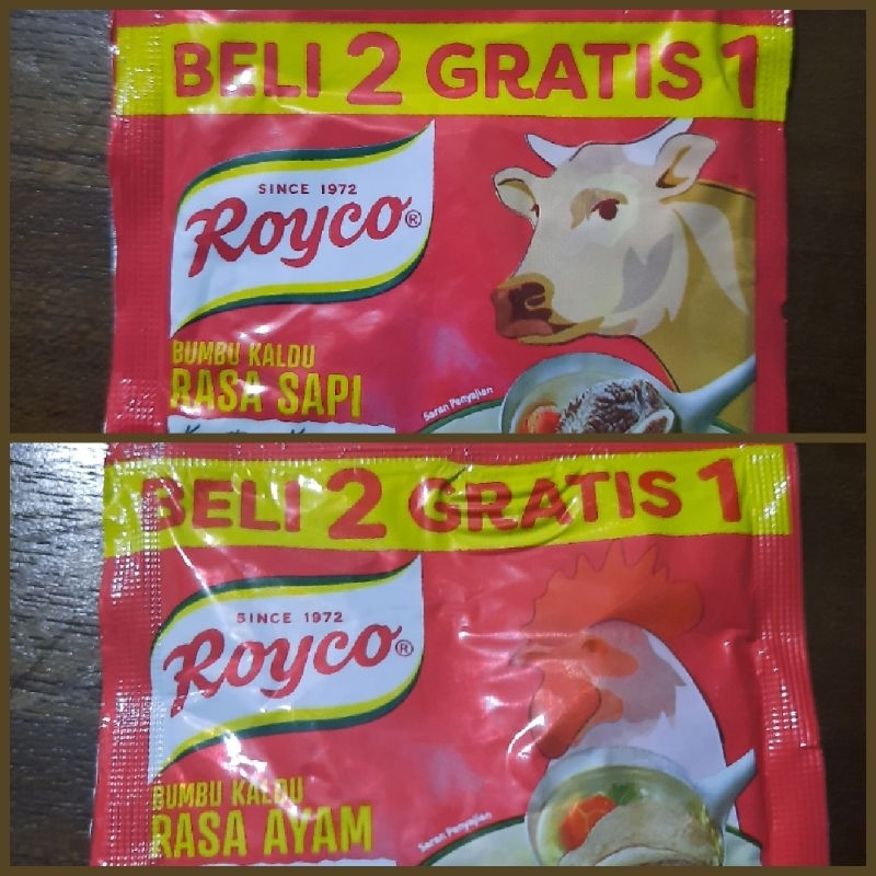 

Royco Bumbu Kaldu Penyedap Rasa 2+1 Sachet