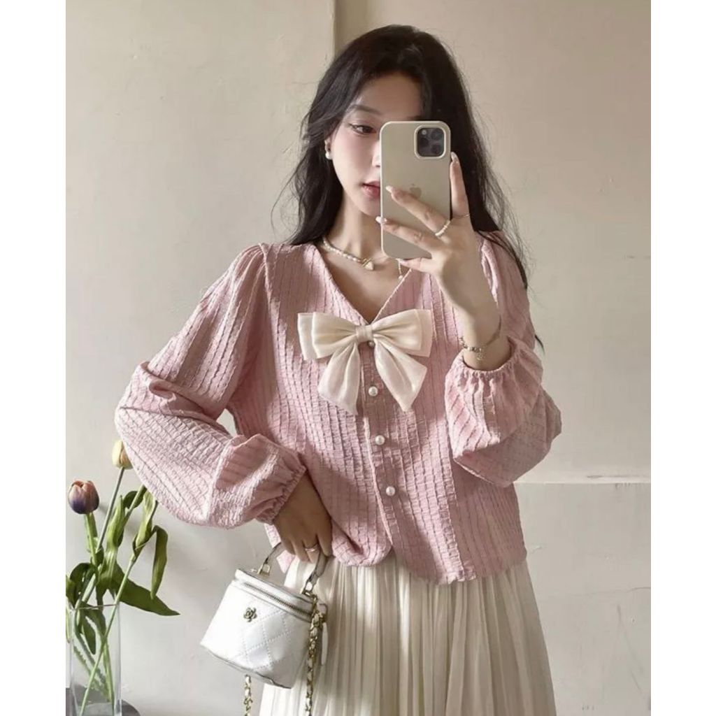 BR - Yuzu Shirt | Kemeja Blouse Top Wanita