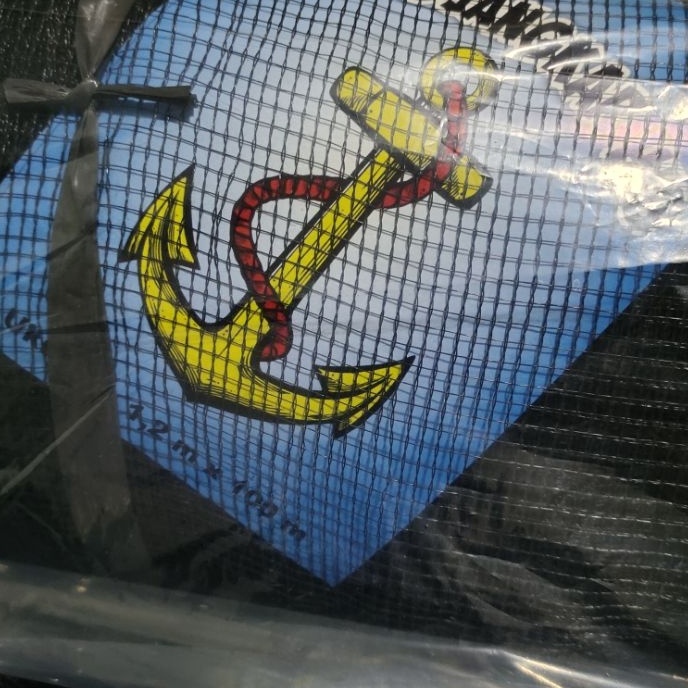 HJ6 Waring hitam  waring jaring ikan 1 rol 9 meter