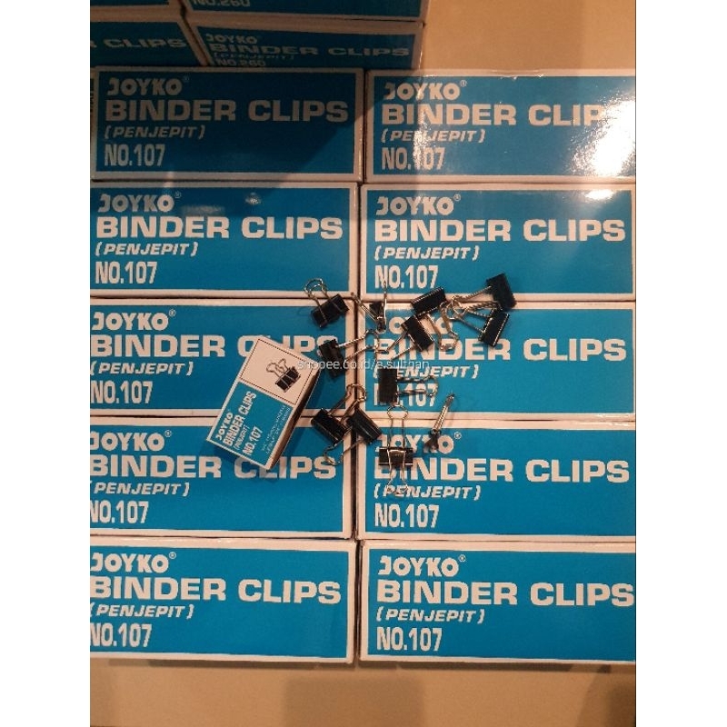 

( 144 PCS ) JOYKO BINDER CLIPS (PENJEPIT) 107