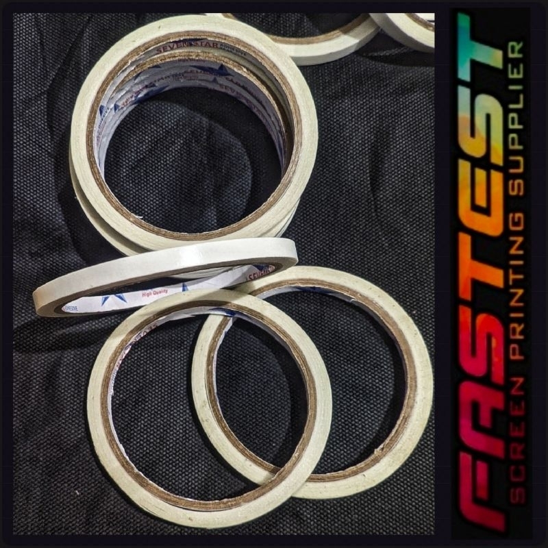 

Isolasi Double Tape STAR / SEVENSTAR 1/4 inch / 6 mm x 10 meter Murah