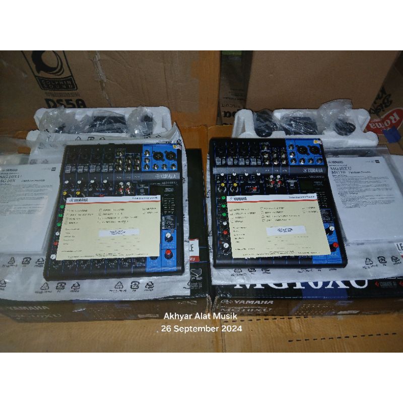 mixer yamaha mg10xu original made in Malaysia Analog mixer yamaha mg10xu 10 channel USB
