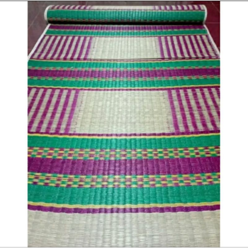 Tikar Lipat Mendong Jumbo Baki 200x250 cm Tikar Tenun Kloso Tikar Piknik