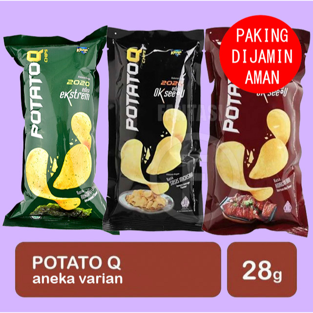 

POTATO Q ANEKA SNACK CEMILAN MAKANAN RINGAN PER PACK ISI 10 SACHET FANTASIA