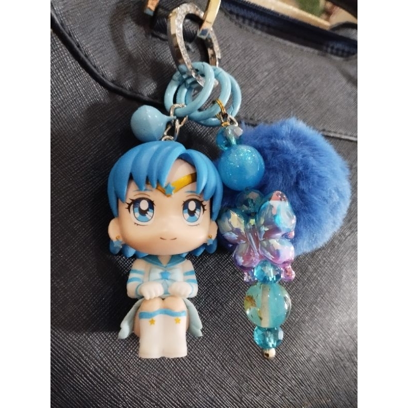 Bag charm sailor moon series - sailor mercury (look up figure)
