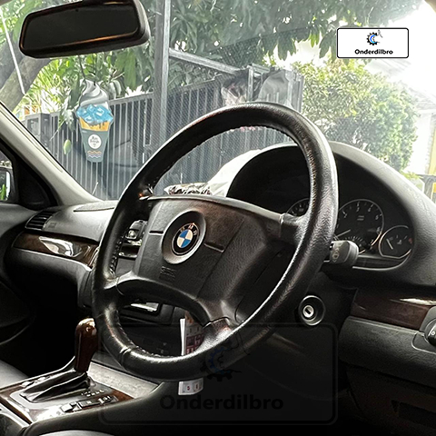 Setir Copotan RETRIM KULIT PREMIUM BMW E46 versi 4-Spoke
