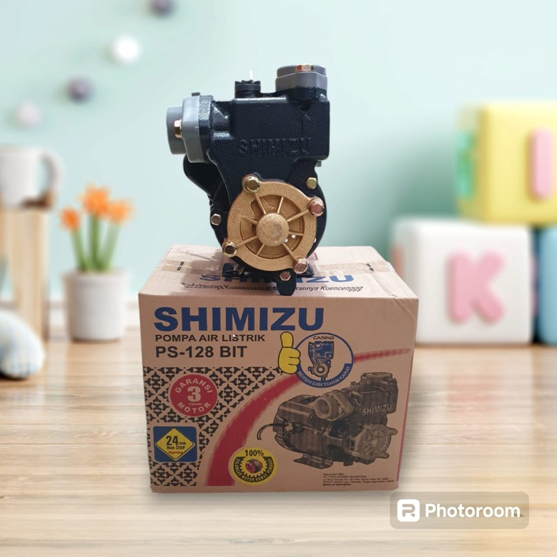 pompa air Shimizu PS-128 Bit non otomatis