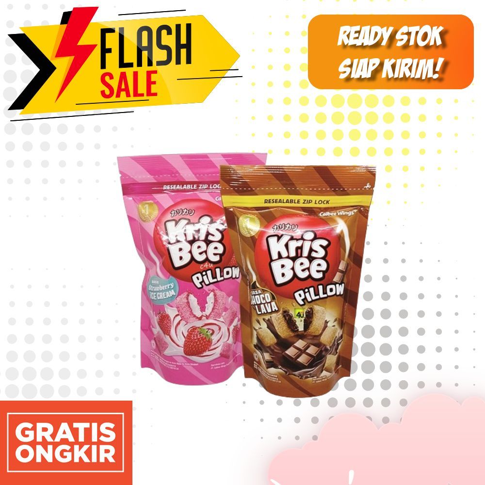 

Krisbee Snack Pillow Choco Lava 100G