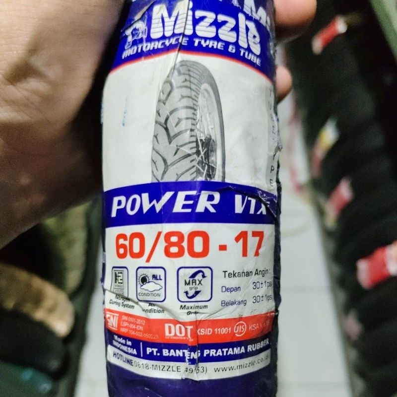 MIZZLE ring 17 60/80 tubetype