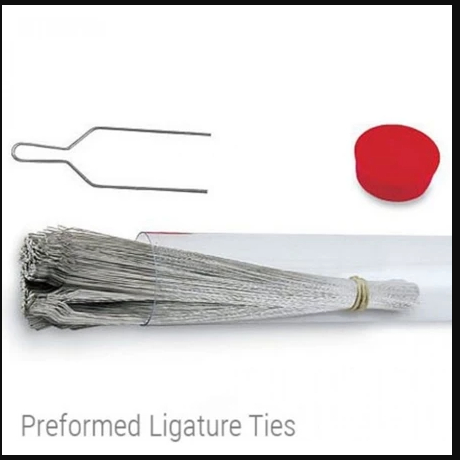 Morelli Orthodontic Ligature Round Wire – CrNi 0.30mm (.012) – 90mm Roll – Dental