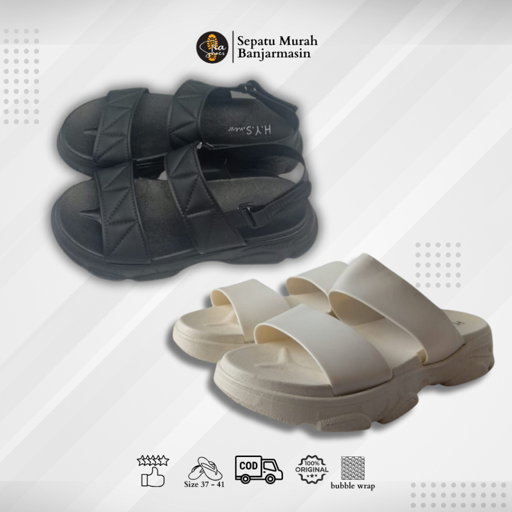 Sandal Wanita Terbaru Fashion Kekinian HYS JSD-2201 Termurah