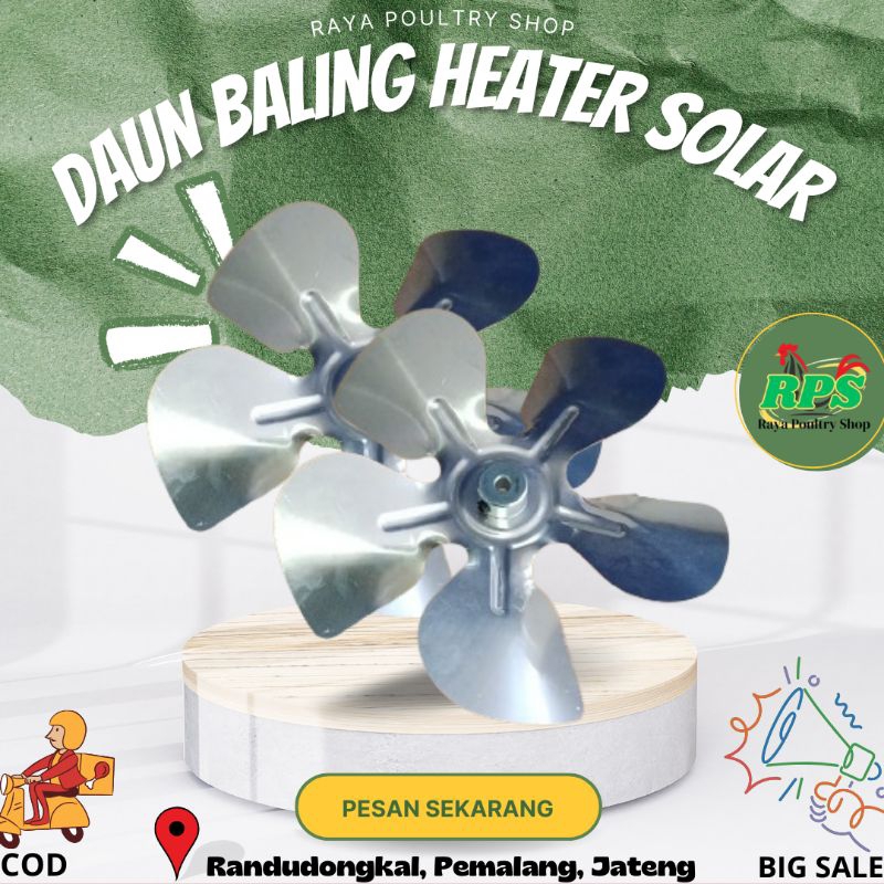 DAUN KIPAS HEATER SOLAR