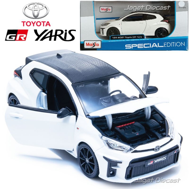 Maisto Toyota Yaris GR 2021 Mainan Mobil Mobilan BRE Datsun 510 Tokyo Mod Jagat Diecast