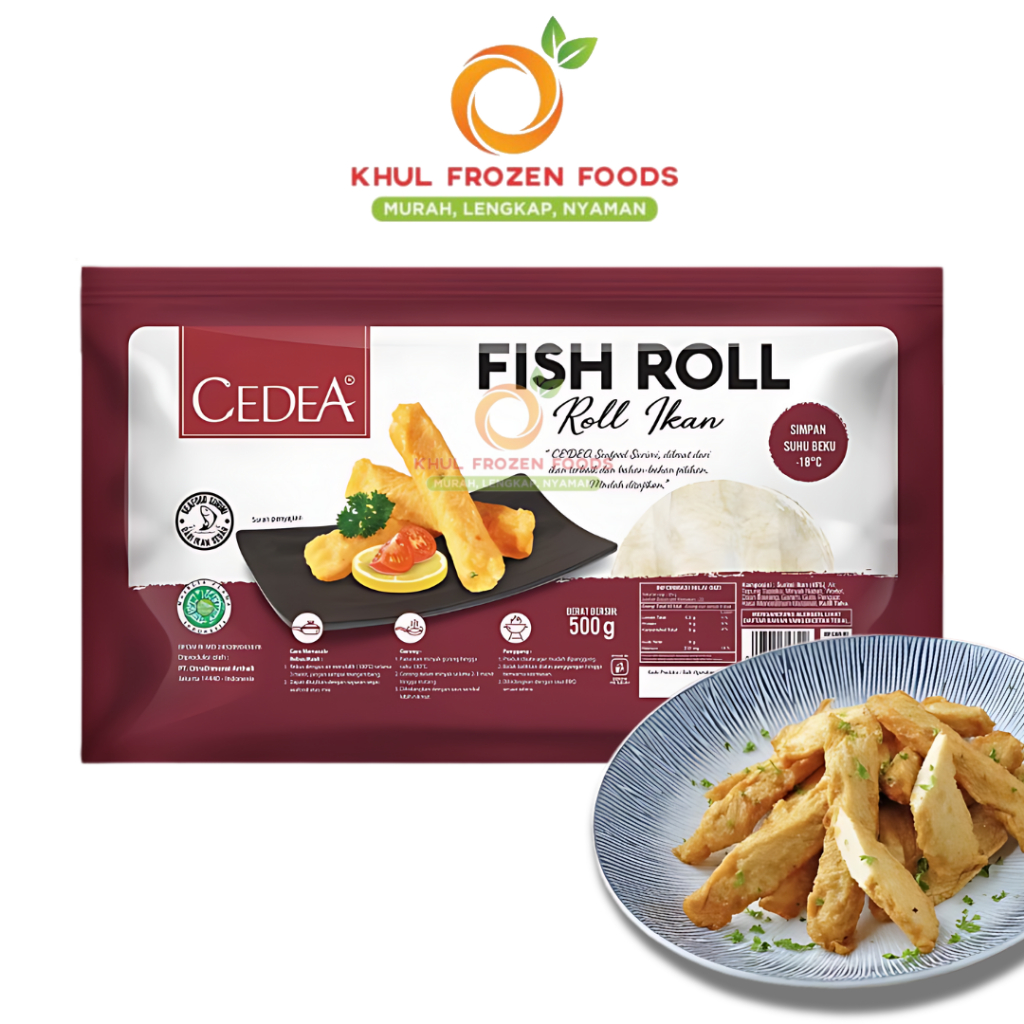 

Cedea Fish Roll Original 500gr/ Olahan ikan/ suki-suki