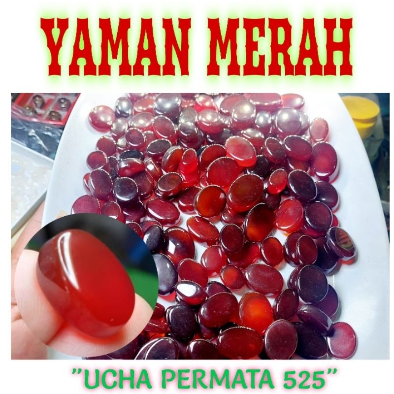 batu yaman merah / yaman ahmer asli dari yaman / yaman habasyi merah