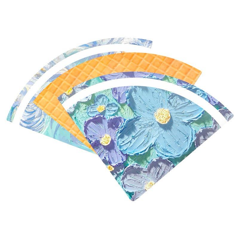 

[08042] Kertas Buket model Cone, Portable Cone Paper Wrap | Ice Cream Cone Flower Paper Wrap