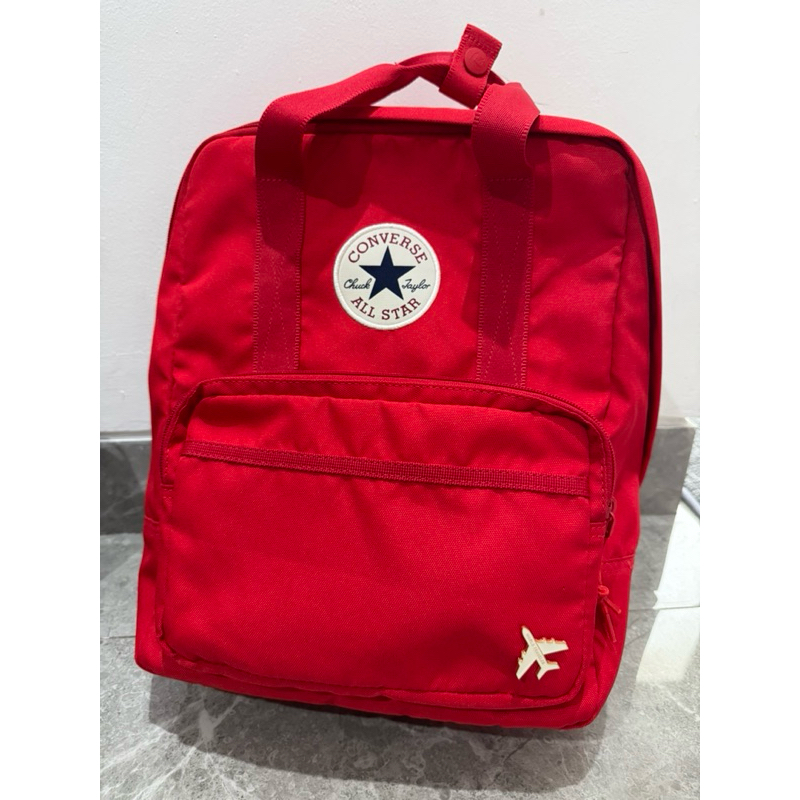 Preloved Converse Small Square Unisex Backpack RED