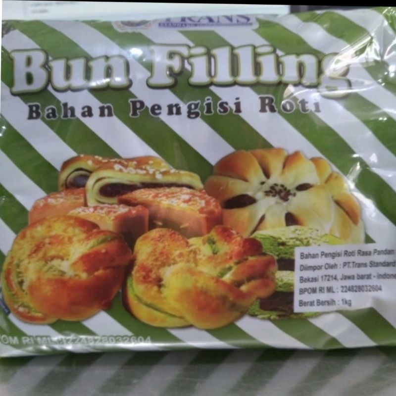 

trans filling kacang hijau 1kg / selai kacang hijau