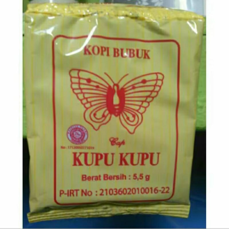 

kopi bubuk cap kupu kupu 1 pak isi 20pcs