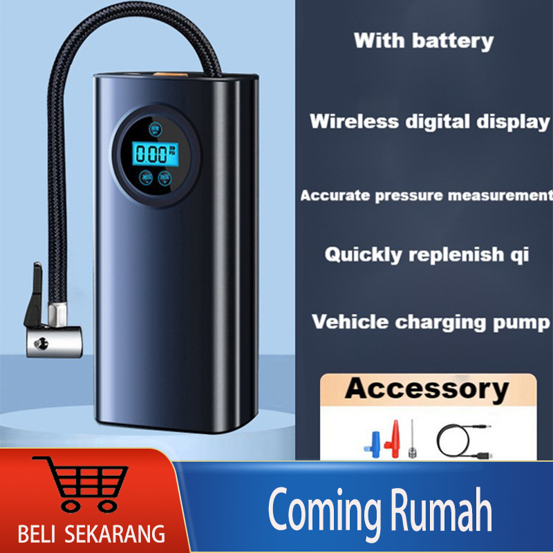 Car Air Pump Ban Motor Pompa Portabel Pompa Ban Electric Mobil Inflator Pompa Ban Kompresor Inflator