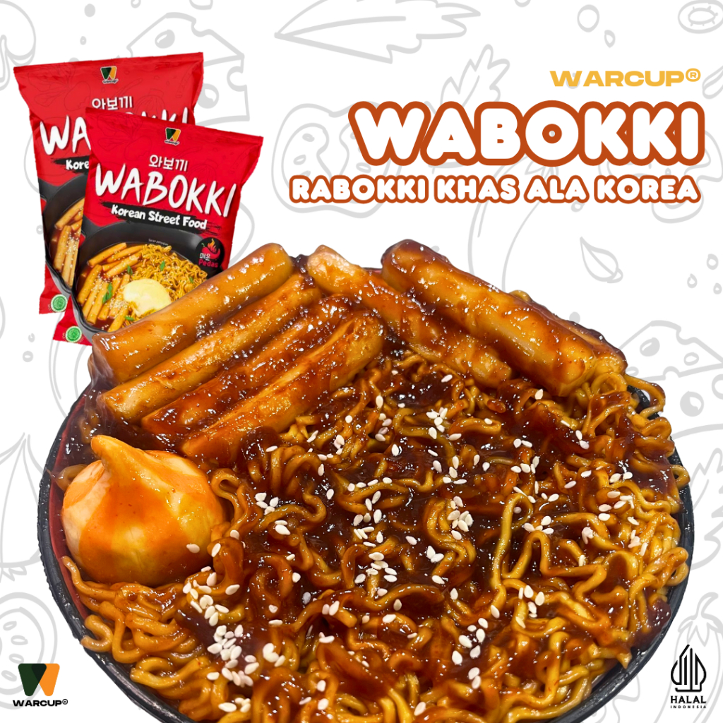 

Rabokki Ramen Toppoki Raboki Rabboki Tokpoki Topokki Topoki tteokbokki Mozarella Instan Ramyeon HALAL Rabokkiban Samyang Odeng Makanan Murah Jajan Korea Pedas Ringan Warcup Snack Mujigae Koreakeun Ashiaaap Eonni Oifyoo Spicywon Kylafood Nuara