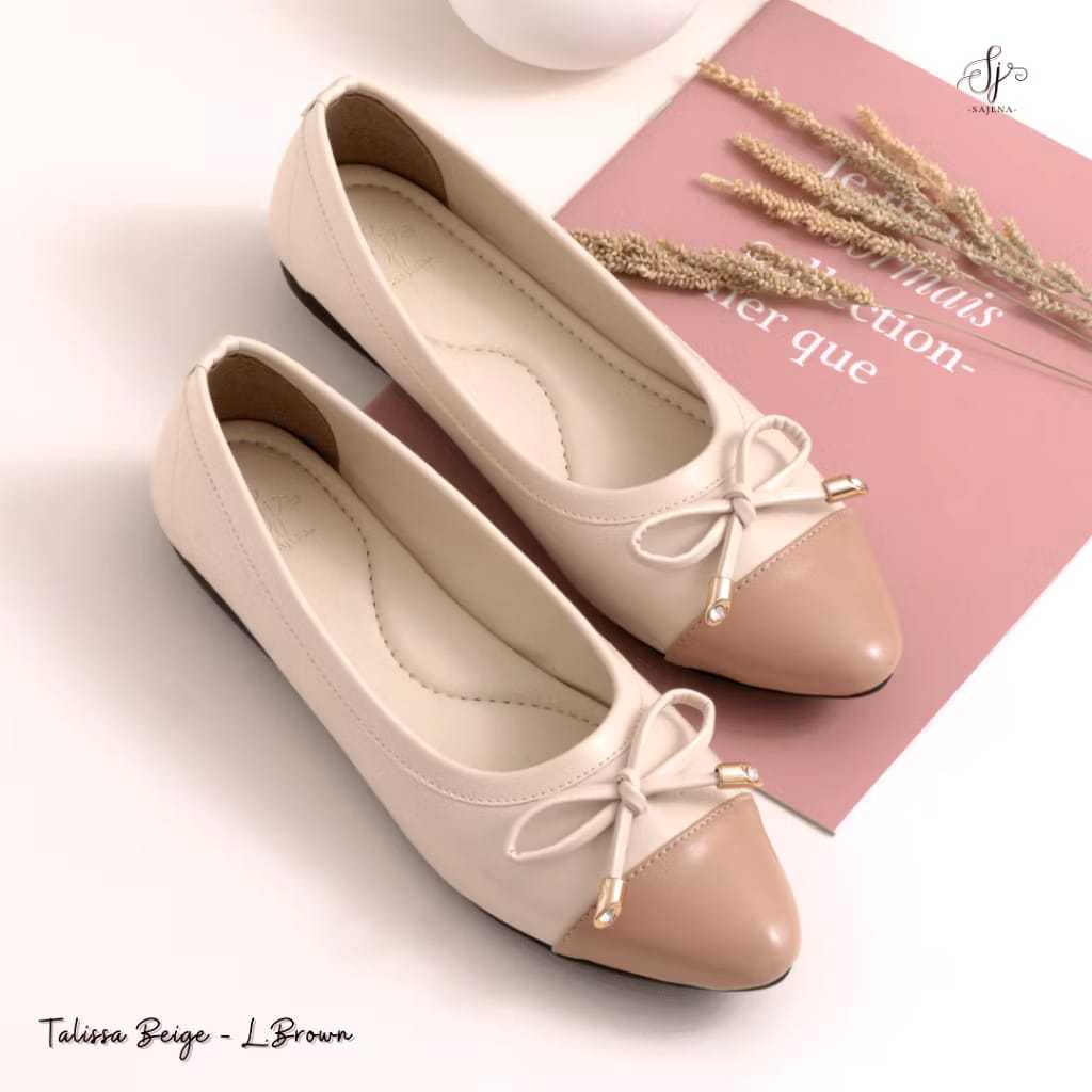 Sepatu Flatshoes Wanita  Bellerina / Sepatu Kerja / Sepatu Kuliah / Model Korea