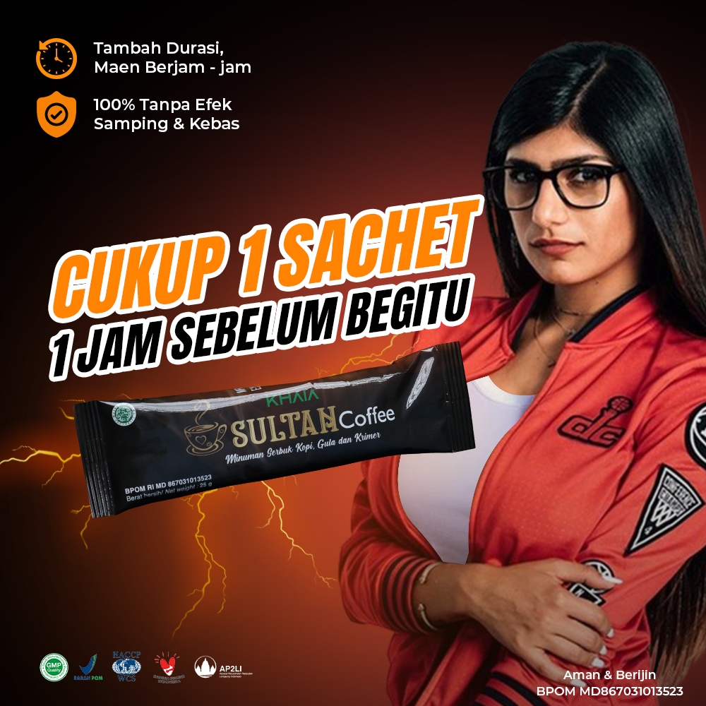 KHAIA Sultan Kopi Kuat Pria Tahan Lama Penambah Stamina Pria Dewasa 100% Original Dari Bahan Herbal 