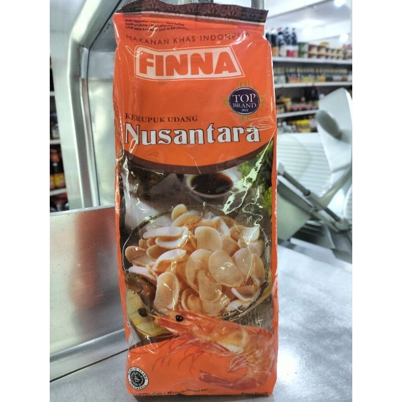 

Finna Kerupuk Udang Nusantara 380gr 1DUS(Isi 30pcs)