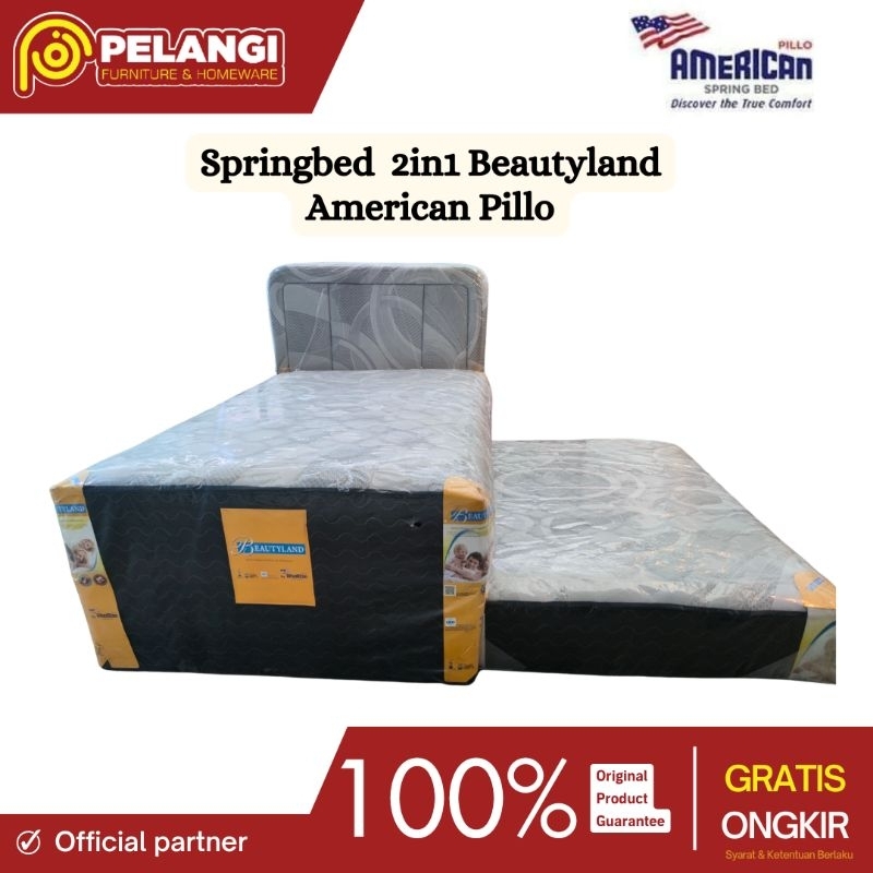 Springbed American 2in1 Beautyland | Springbed 2in1 | Springbed Sorong | Springbed Atas Bawah