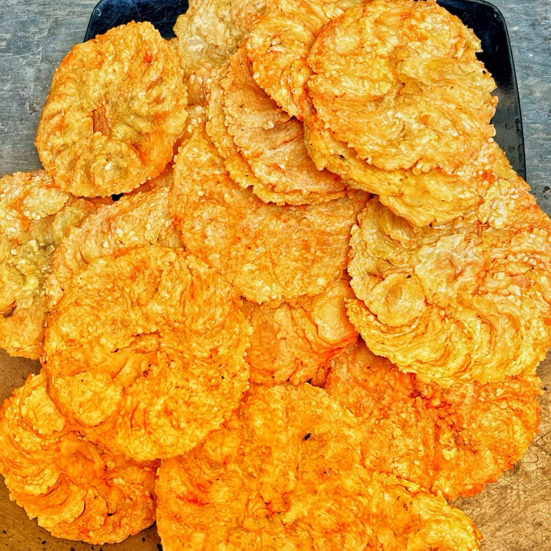 

Emping Melinjo Belinjo Pedas Manis Jumbo 500gram