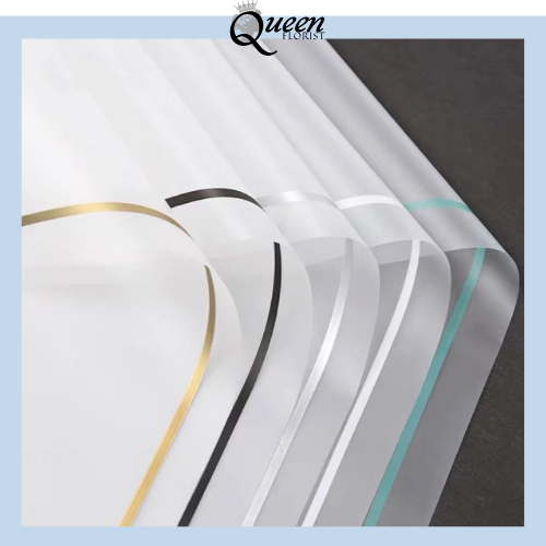 

Kertas Buket Cellophane Special Frame Kertas Buket Transparant Line 6087